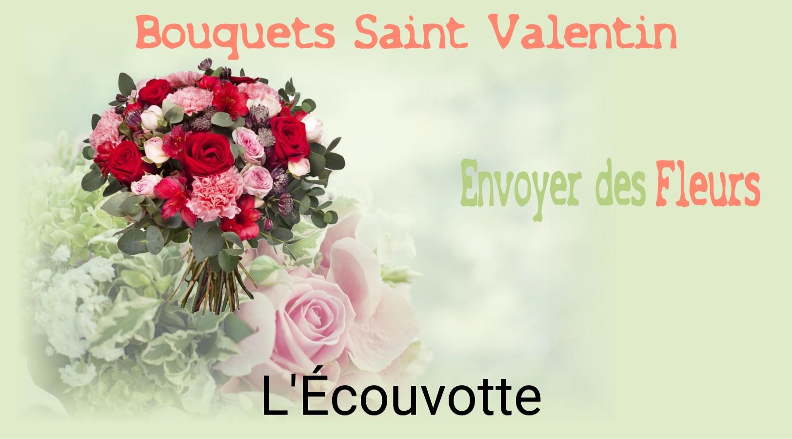 Roses de Saint-Valentin livrées à L'Écouvotte